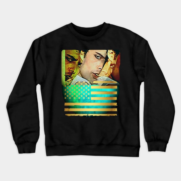 Triple Glare GOLD Flag Crewneck Sweatshirt by PersianFMts